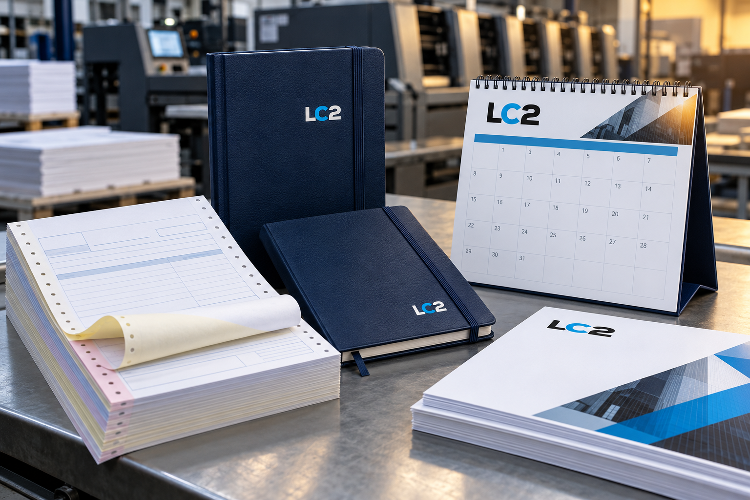 Talonarios, agendas y calendarios personalizados con identidad corporativa